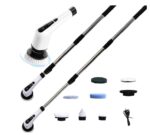 Perie electrica pentru curatare, fara fir, 9 accesorii, pentru toate suprafețele, maner extensibil, 25W