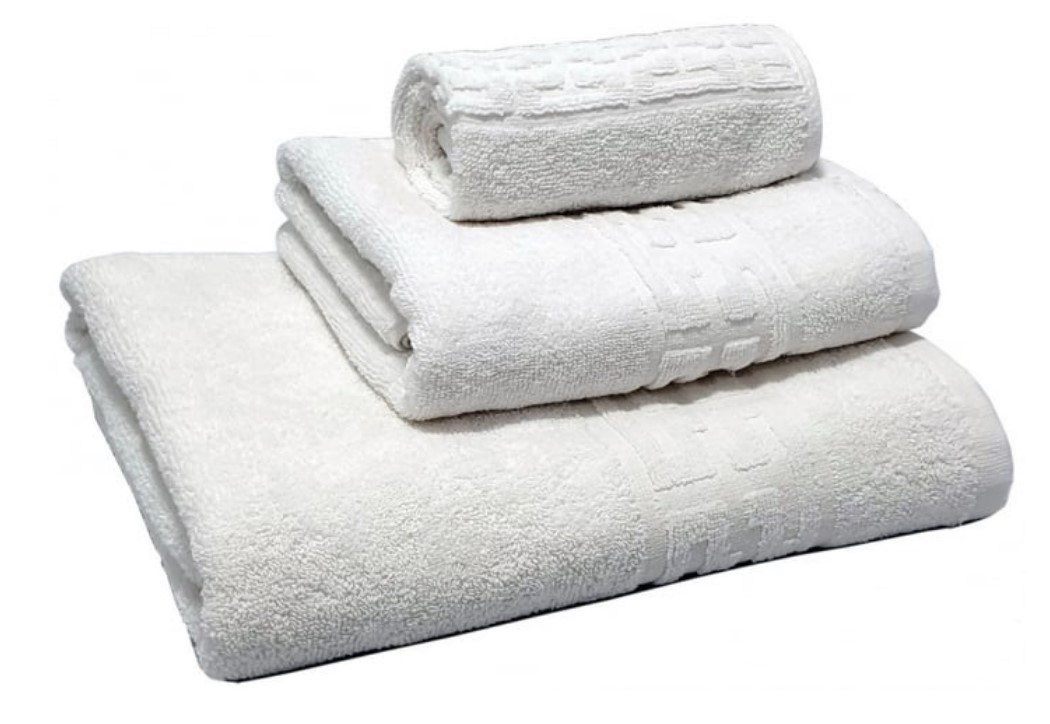 set-3-prosoape-baie-500-gr-30x50-60x90-70x130-alb Set 3 Prosoape de Baie Bumbac 100%, Alb, Model Grecesc, Absorbție Ridicată, 500 gr - imagine 1