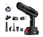 Aspirator și Suflanta de Aer cu Acumulator, Portabilă 6-in-1 – Curățare Rapidă pentru Mașină, Casă și Birou