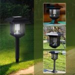Set 2x Lămpi Solare Anti-Insecte Tip Felinar cu Lumină UV - imagine 6