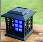 Set 2x Lămpi Solare Anti-Insecte Tip Felinar cu Lumină UV - imagine 8