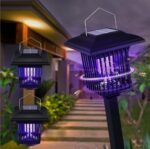 Set 2x Lămpi Solare Anti-Insecte Tip Felinar cu Lumină UV - imagine 9