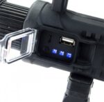 Lanternă LED Portabilă cu Baterie Externă, Trepied 360°, 4 Moduri, SOS, Încărcare USB, Rezistentă la Apă, Negru - imagine 6